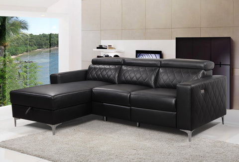 IF-9020 LHF Sofa Sectional with Power Recliner