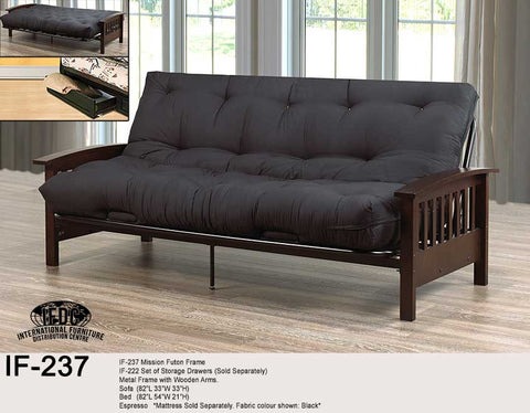 IF-237 Wooden Futon Frame - Mike the Mattress Guy