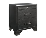 Jordyn Nightstand (Grey and White)