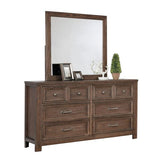 1700 - Dark Oak Dresser & Mirror