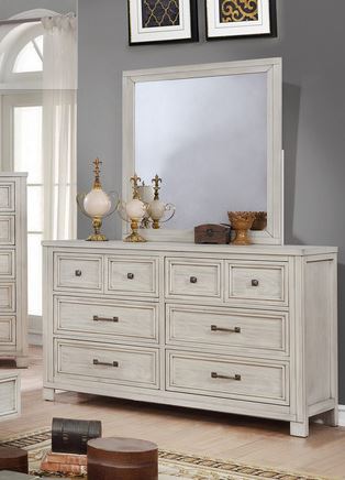 Oak sales white dresser