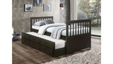 IF-314 Solid Wood Mates Bed - 3 colours