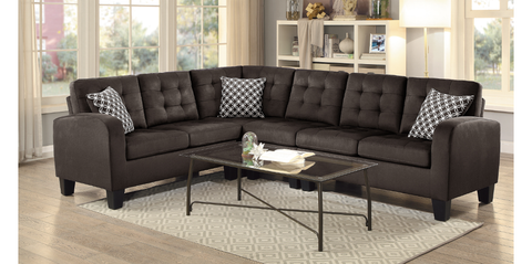 8202 Reversible Sectional - Grey or Brown