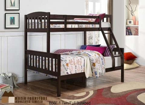 B-56F Single Over Double Bunk Bed - Mike the Mattress Guy