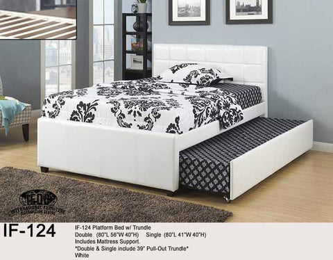 IF-124 Bed with Trundle - Mike the Mattress Guy