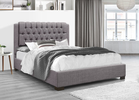 IF-196 Grey Platform Bed