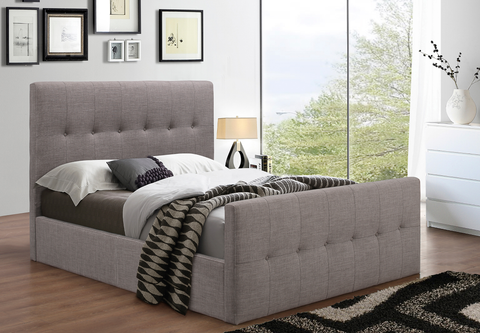 IF-198 Light Grey Platform Bed